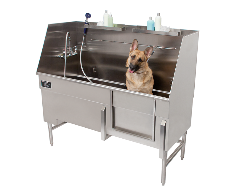 Roll-Lift 50-Inch Solid Bath Tub for Dog Grooming